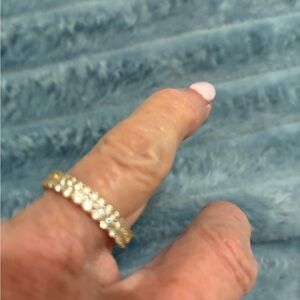 BUNDLE ITEM * Faux Pave Ring in gold setting